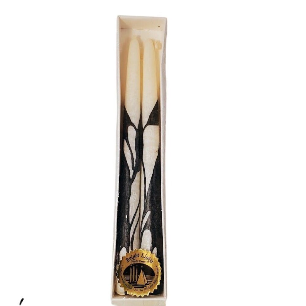 Vintage '90s Bright Lights Taper Candles Drip Design Dayton’s Marshall Fields
